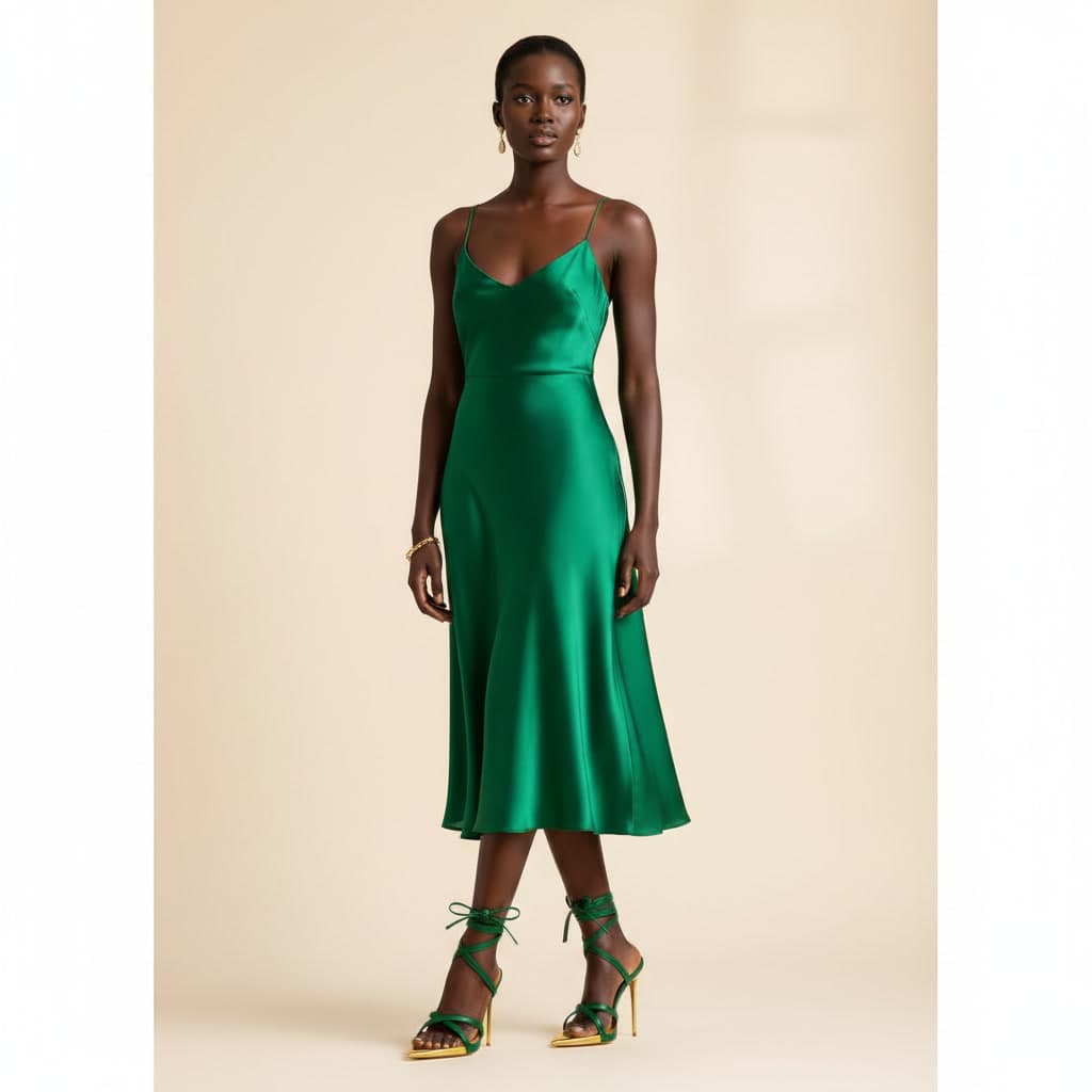 Émeraude Luxe Heart stiletto studio styling